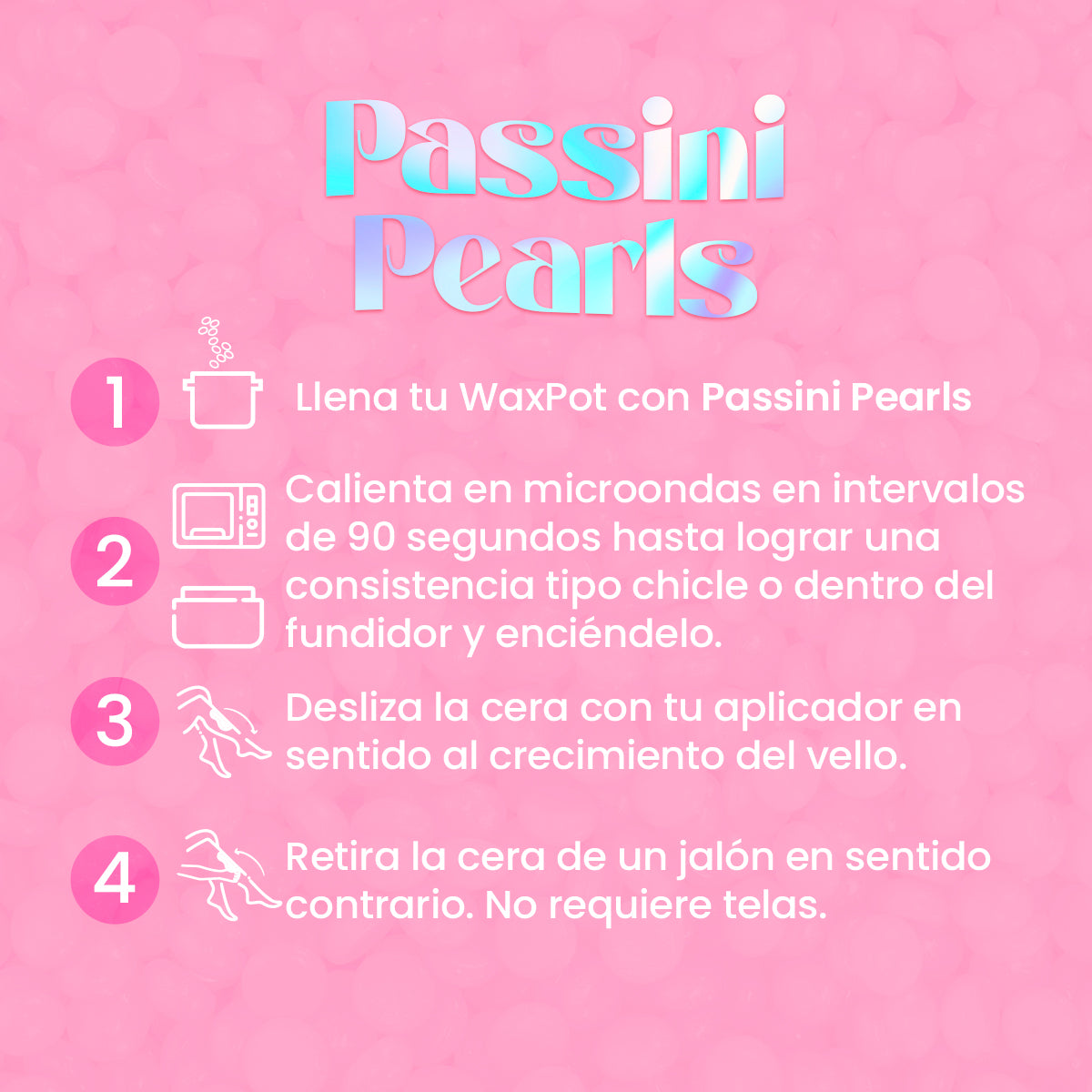 Passini Waxy Perlas Cera Dura 120g