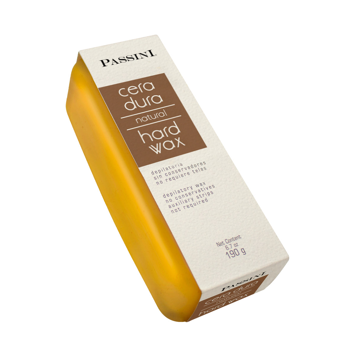 Cera Dura Tipo Española Natural 190g