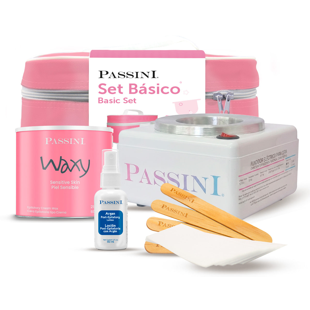 Set Básico Depilación Piel Sensible 600gr