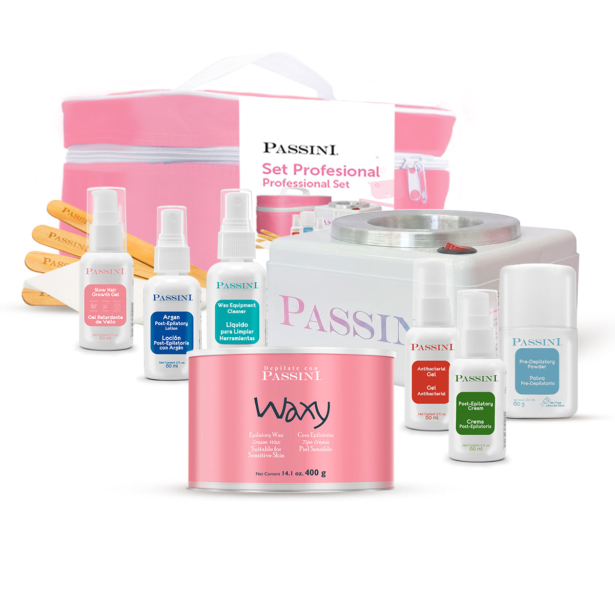 Set Depilación Profesional  Piel Delicada 400g