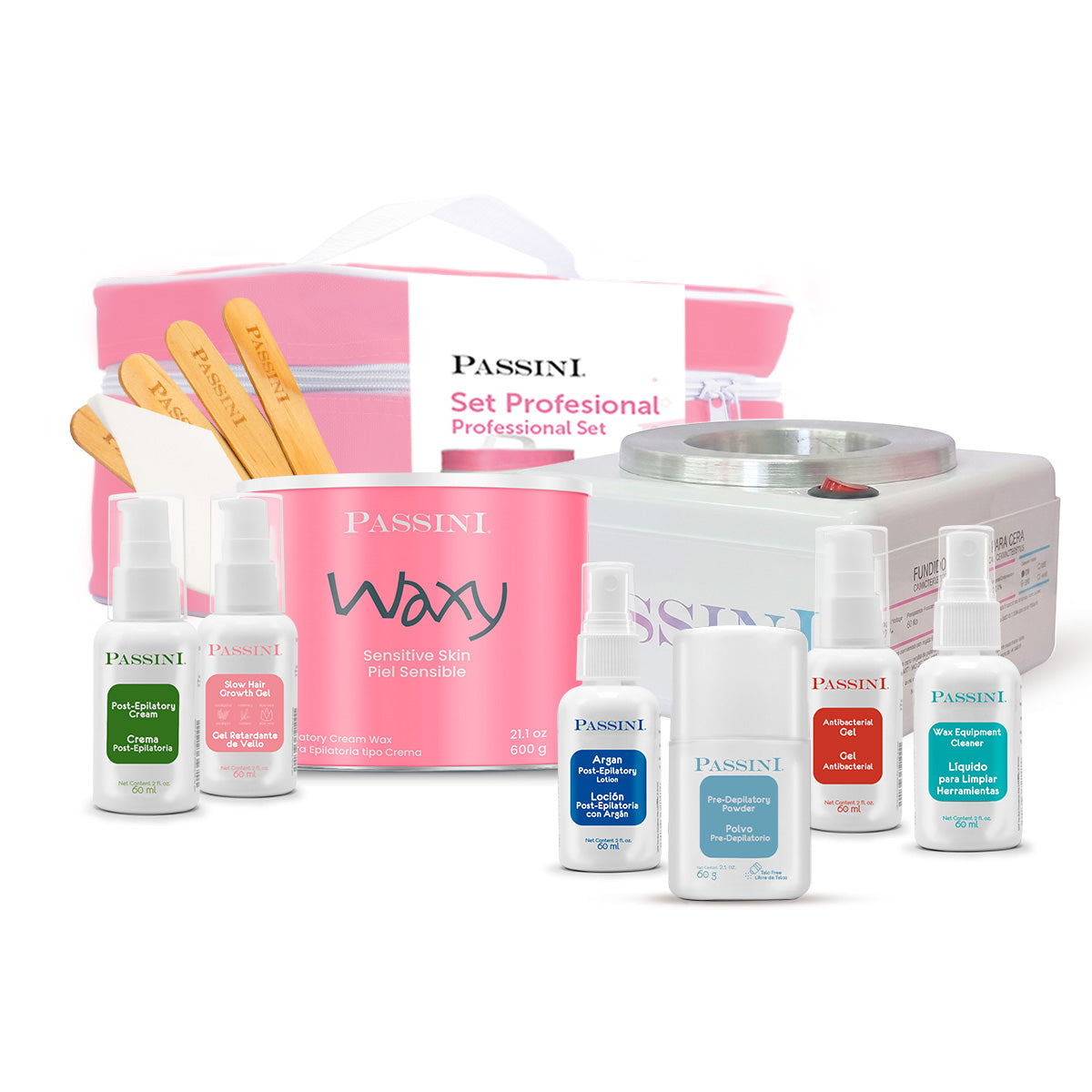 Set Profesional Depilación Piel Sensible 600g