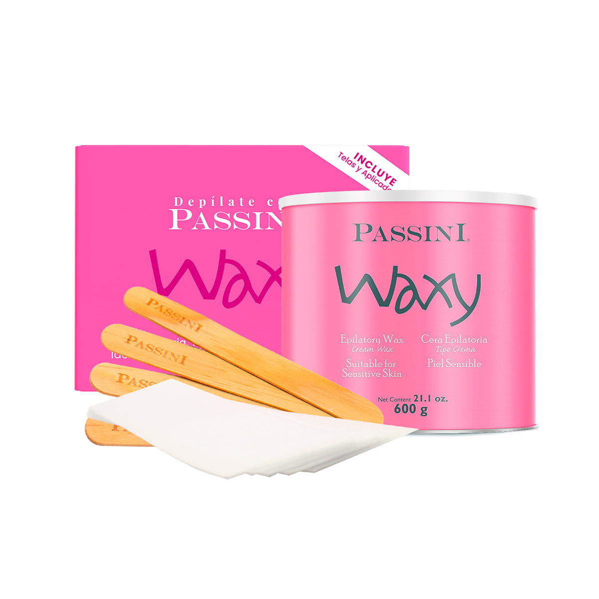 Cera Depilatoria Waxy Para Piel Sensible 600g